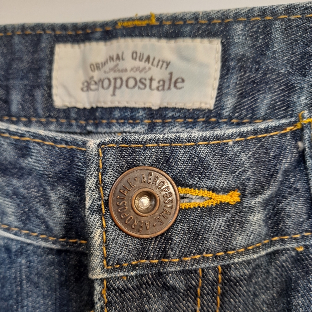 ● AEROPOSTALE | CUT OFF & PAINT DOTS SHORT - Picture 7 of 16